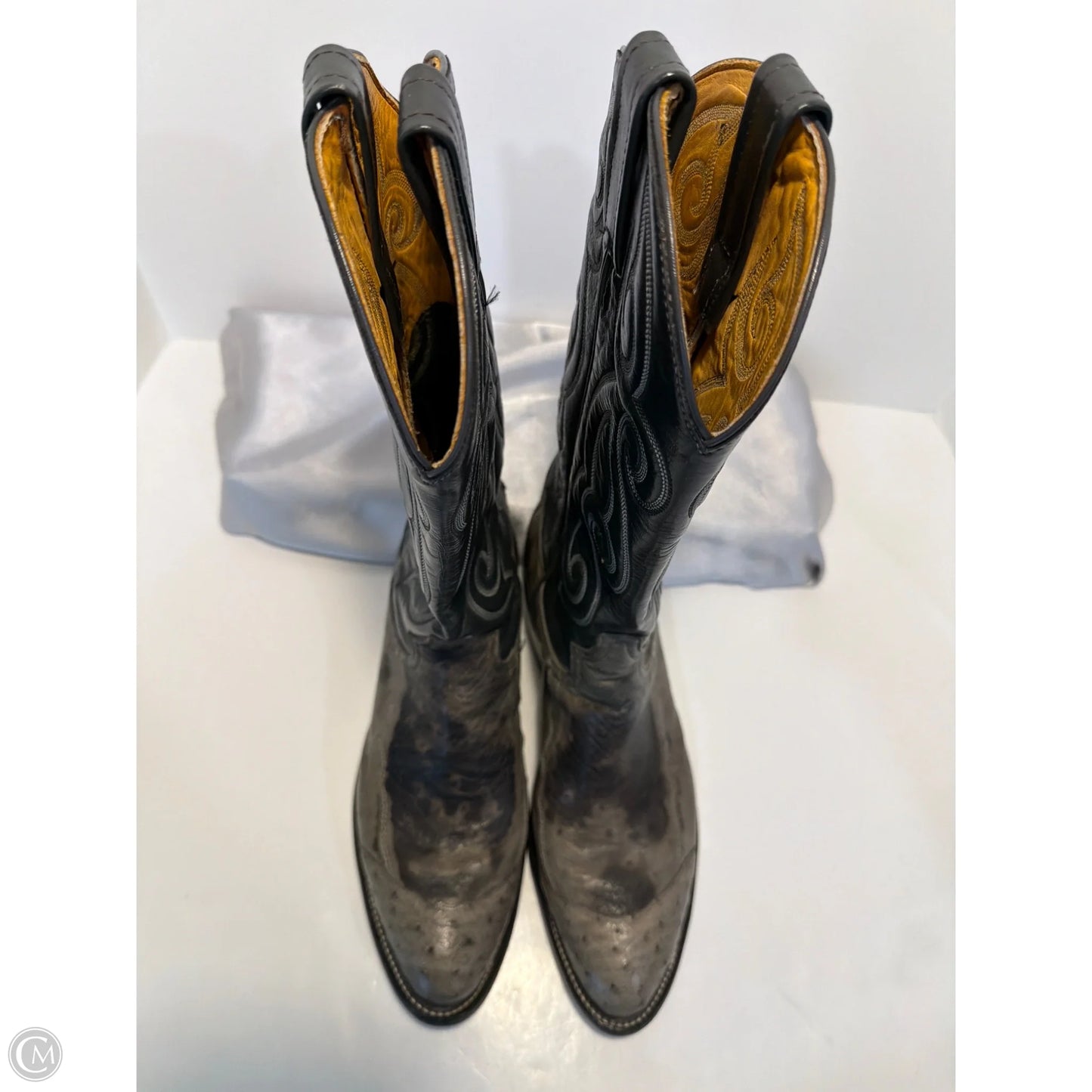 Boots Western By Tony Lama In Green, Size: 8