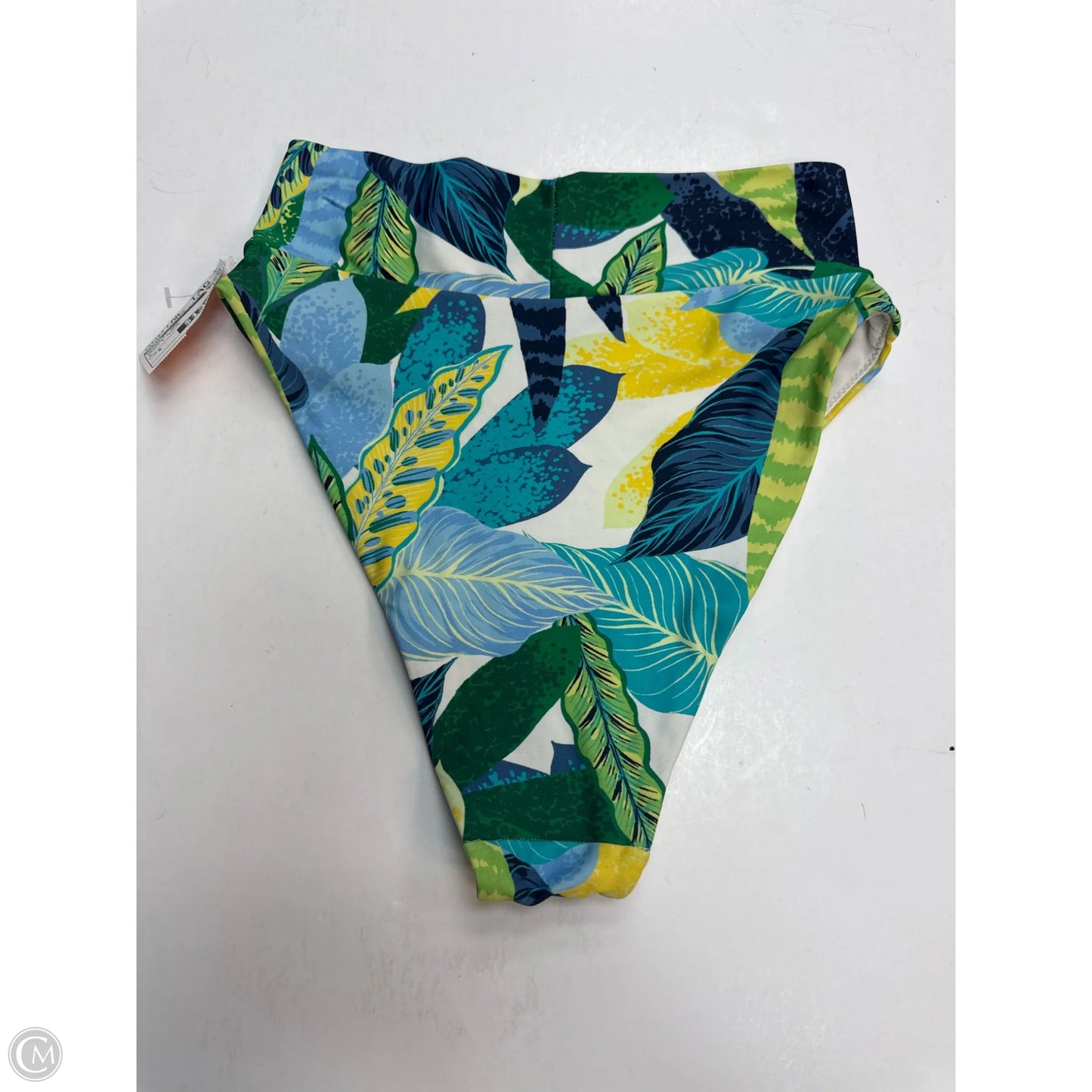 Swimsuit 2pc By Aerie In Green & Yellow, Size: S