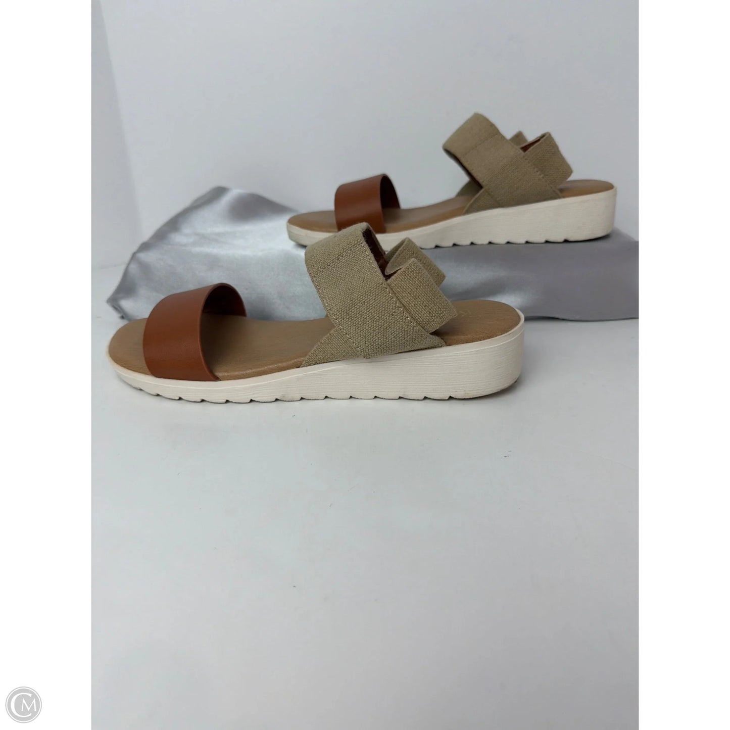Sandals Flats By Kensie In Brown, Size: 7.5