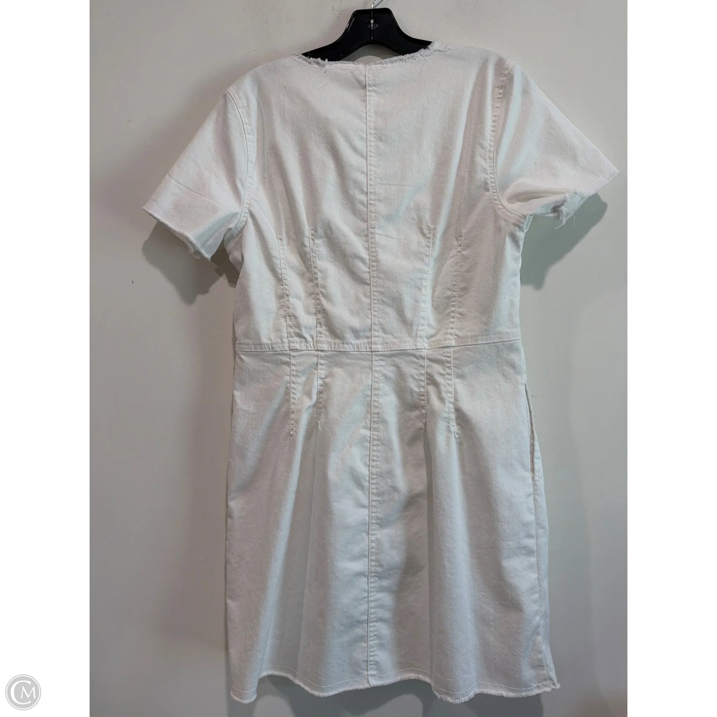 Dress Casual Midi By Cato In White, Size: L