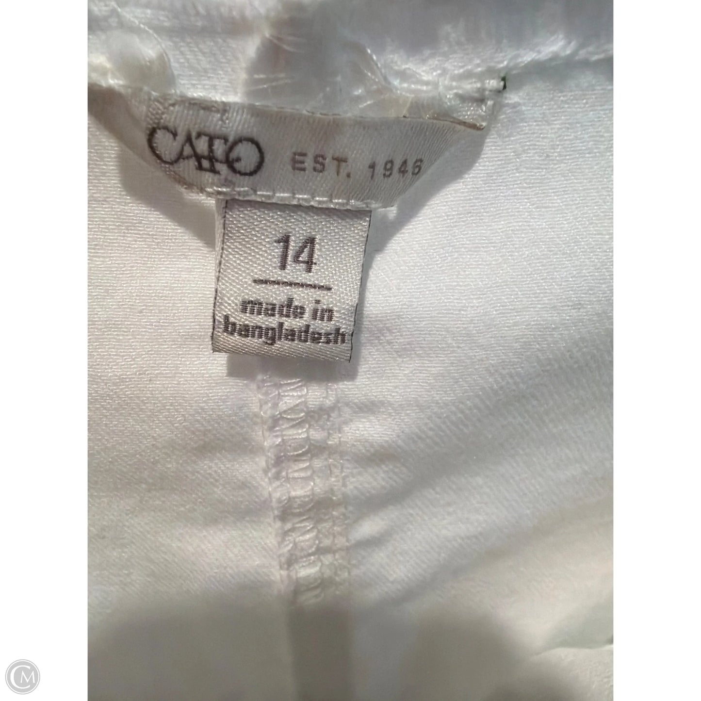 Dress Casual Midi By Cato In White, Size: L