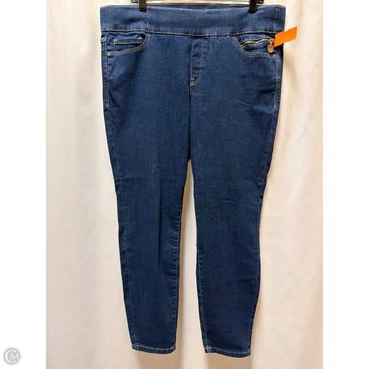 Jeans Straight By Tommy Hilfiger In Blue Denim, Size: 14