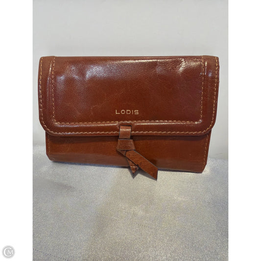 Wallet Leather By Lodis, Size: Medium