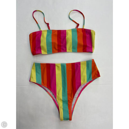 Swimsuit 2pc By Clothes Mentor In Multi-colored, Size: M
