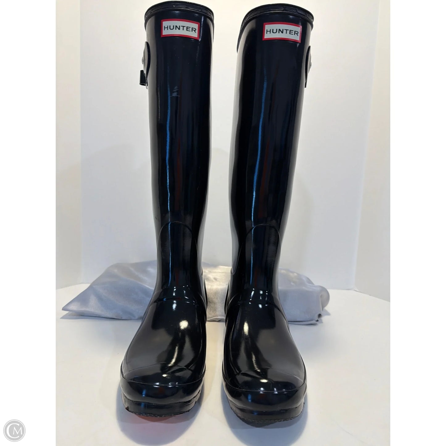 Boots Rain By Hunter In Black, Size: 8