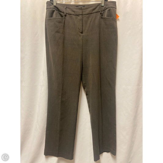 Pants Dress By Apt 9 In Brown, Size: 12