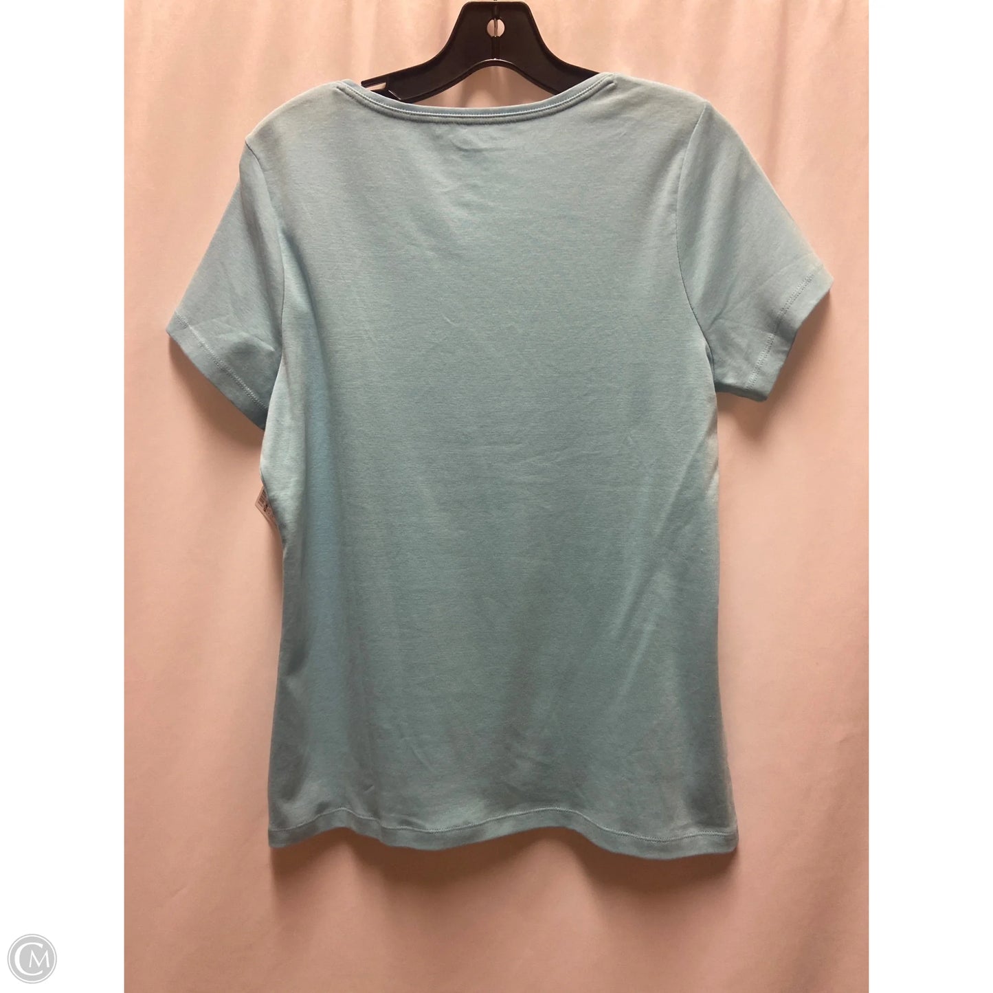 Top Short Sleeve By St Johns Bay In Blue, Size: L