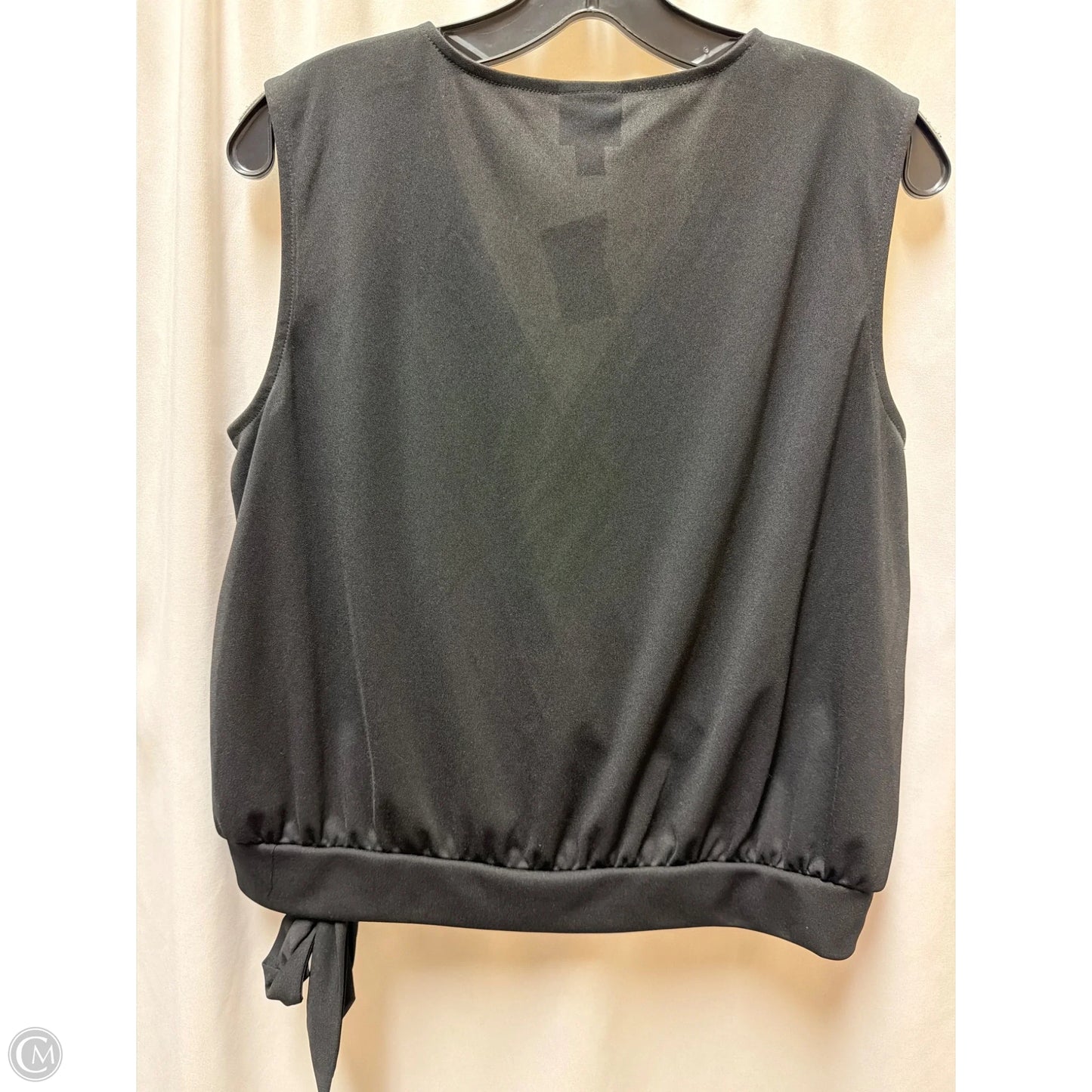 Top Sleeveless By Worthington In Black, Size: L
