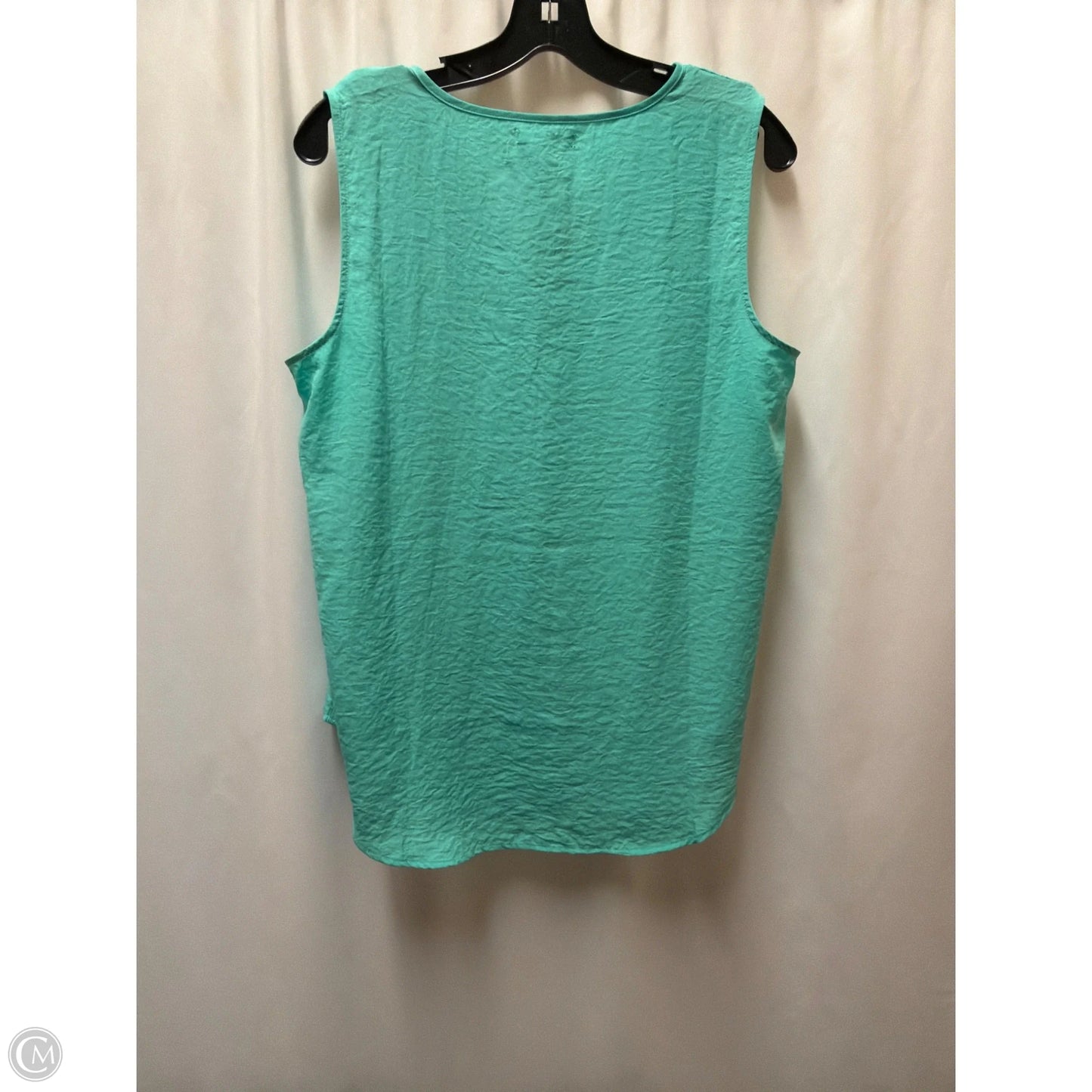 Top Sleeveless By Maurices In Green, Size: L