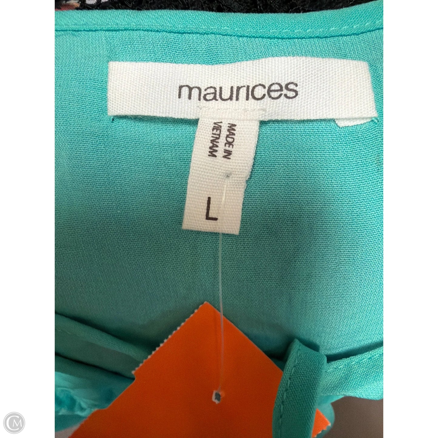 Top Sleeveless By Maurices In Green, Size: L