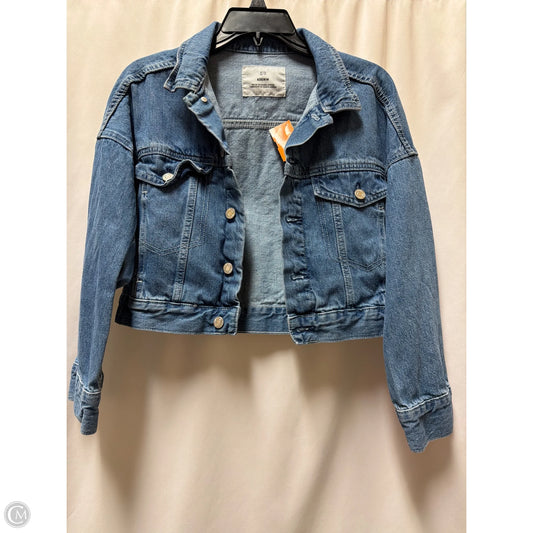 Jacket Denim By Clothes Mentor In Blue Denim, Size: Xs