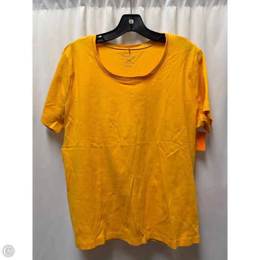 Top Short Sleeve By White Stag In Yellow, Size: Xl