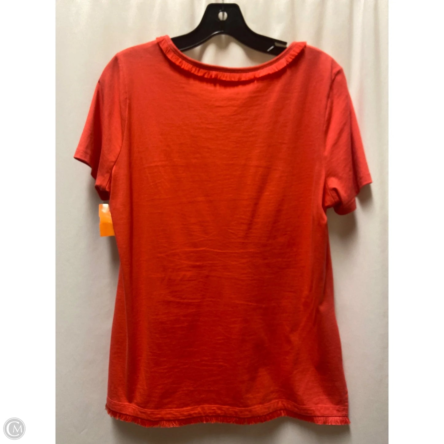Top Short Sleeve By Kim Rogers In Pink, Size: M
