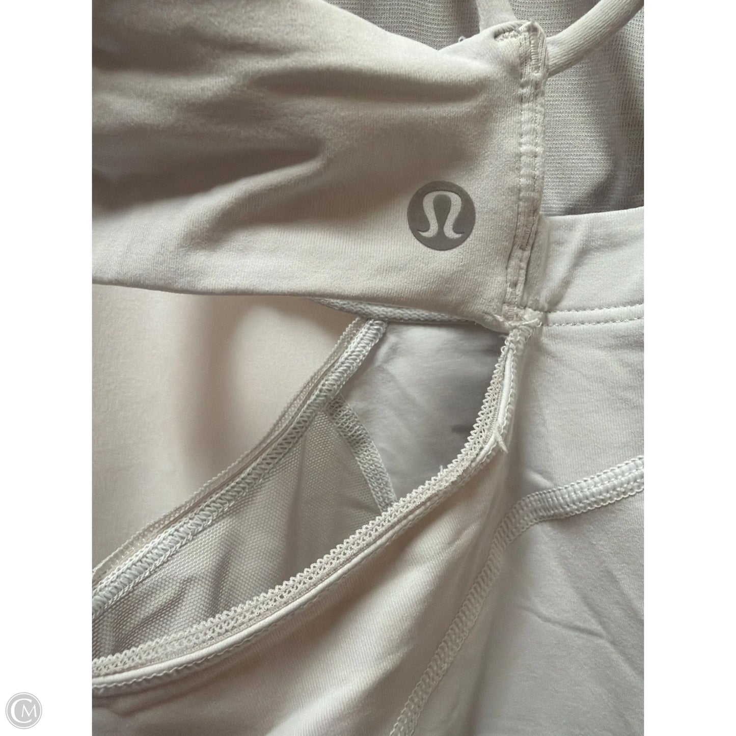 Athletic Tank Top By Lululemon In White, Size: 6