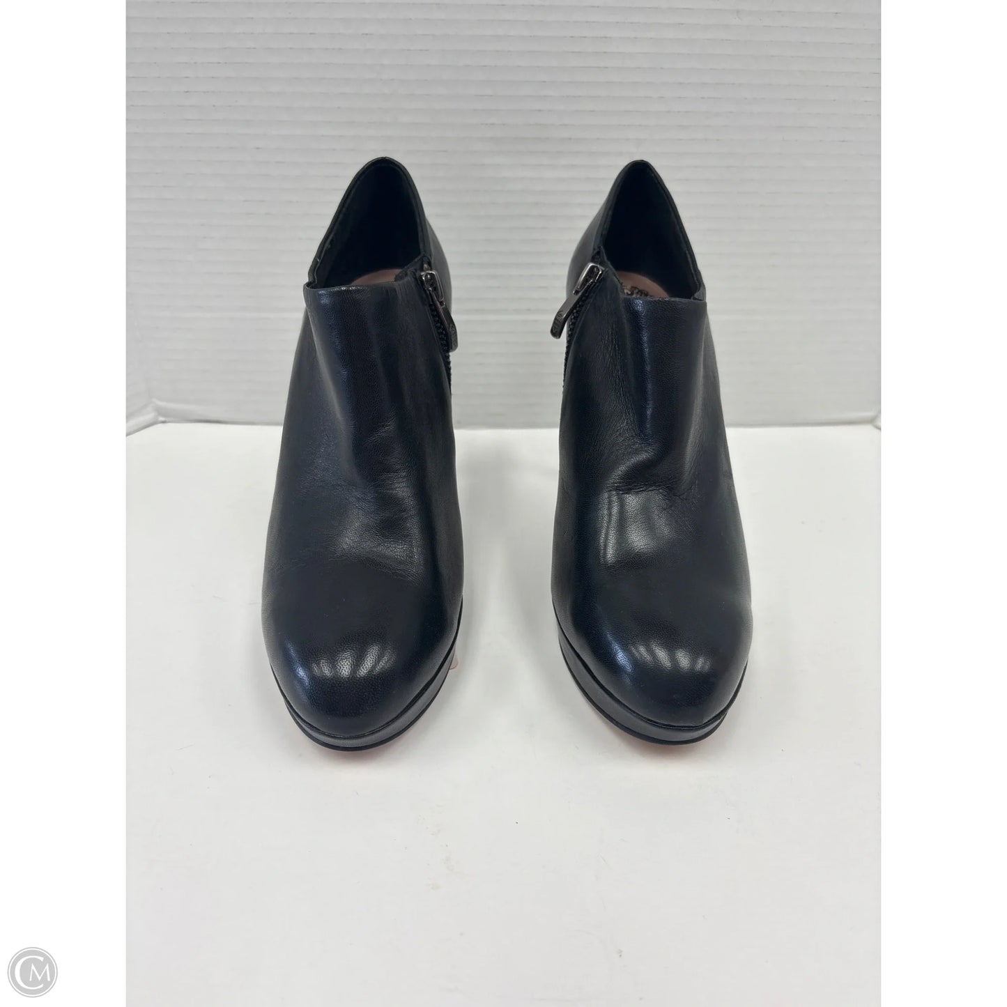 Boots Ankle Heels By Vince Camuto In Black, Size: 7.5