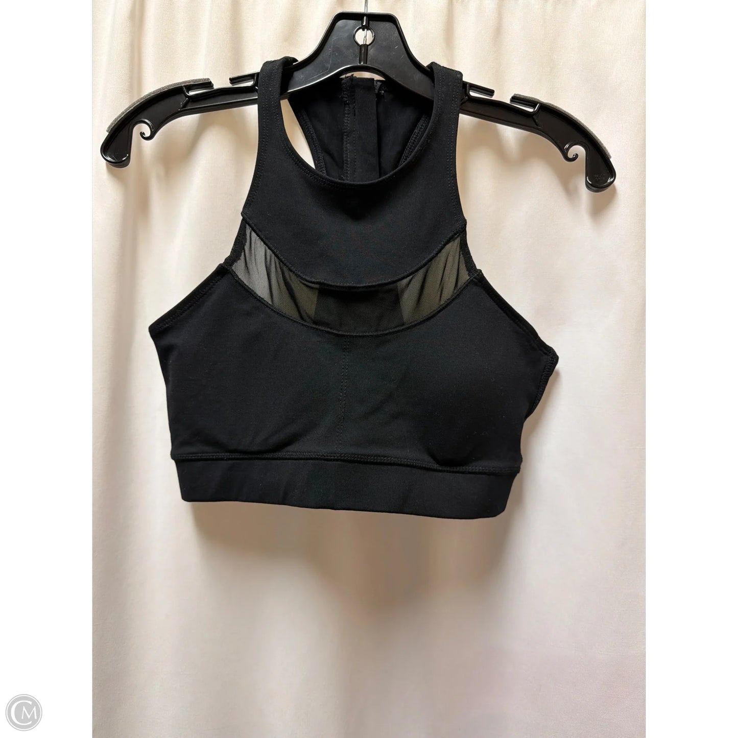 Athletic Bra By Clothes Mentor In Black, Size: M