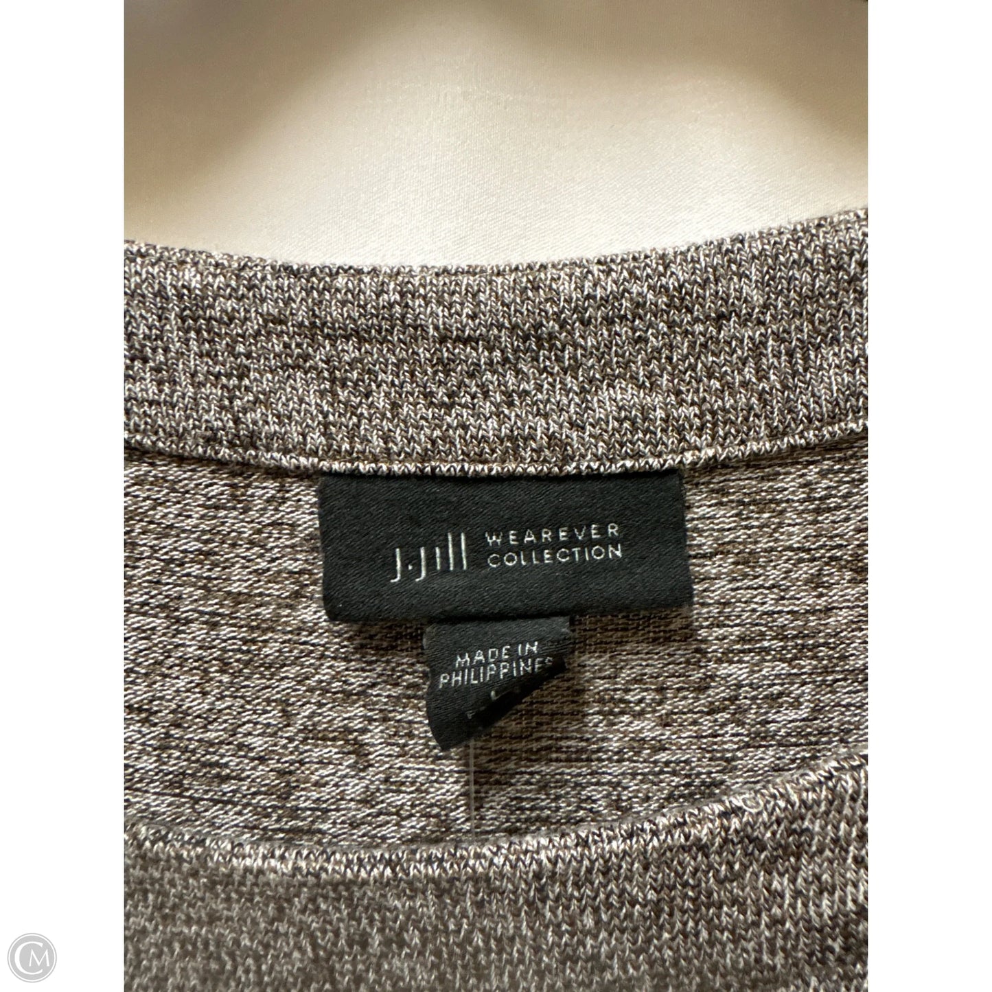 Top Sleeveless By J. Jill In Taupe, Size: Lp