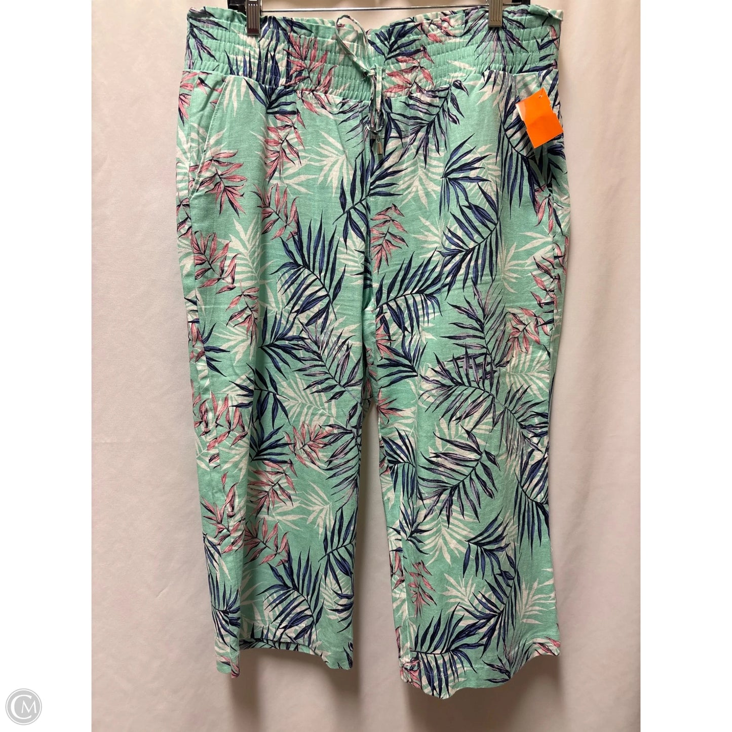 Capris By Clothes Mentor In Green, Size: L
