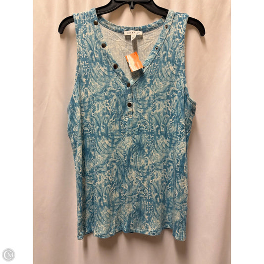 Tank Top By Clothes Mentor In Blue, Size: L