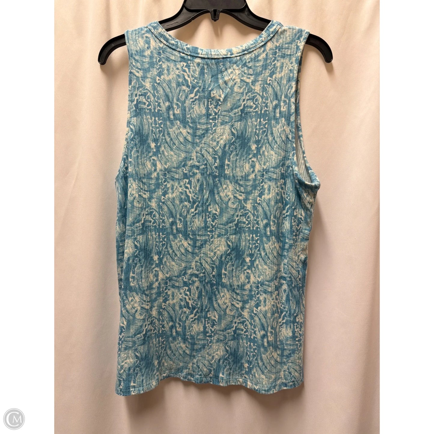Tank Top By Clothes Mentor In Blue, Size: L