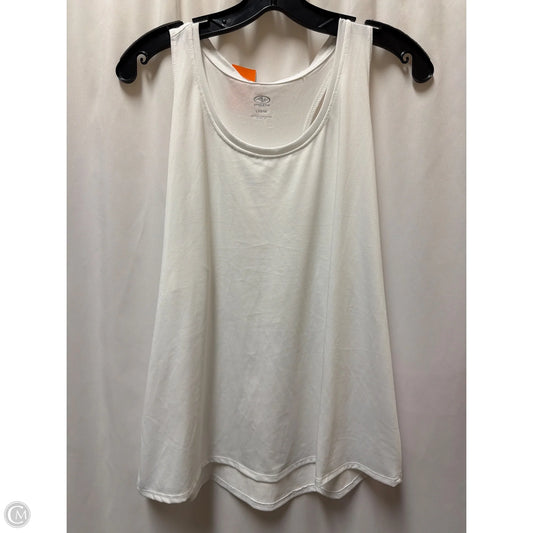 Athletic Tank Top By Athletic Works In White, Size: L
