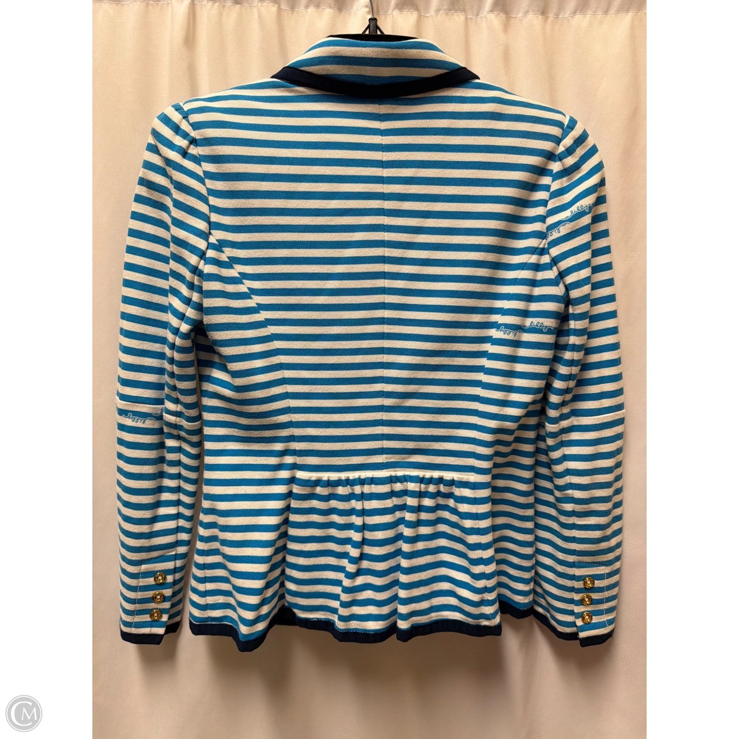 Blazer Designer By Lilly Pulitzer In Blue, Size: S