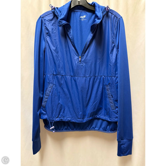 Athletic Jacket By Avia In Blue, Size: M