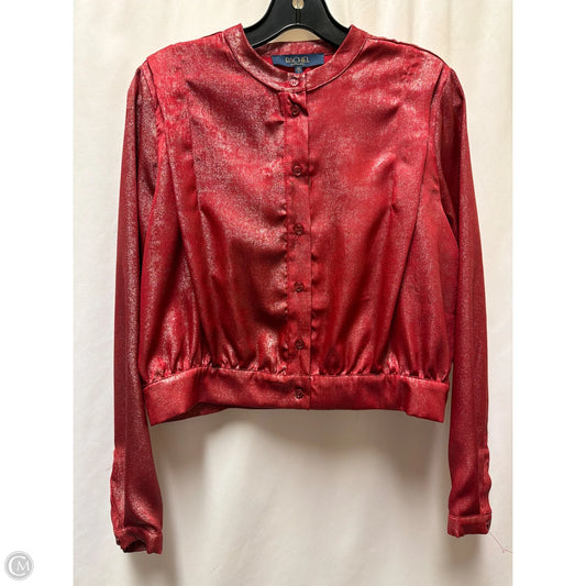 Top Long Sleeve By Rachel Roy In Red, Size: S