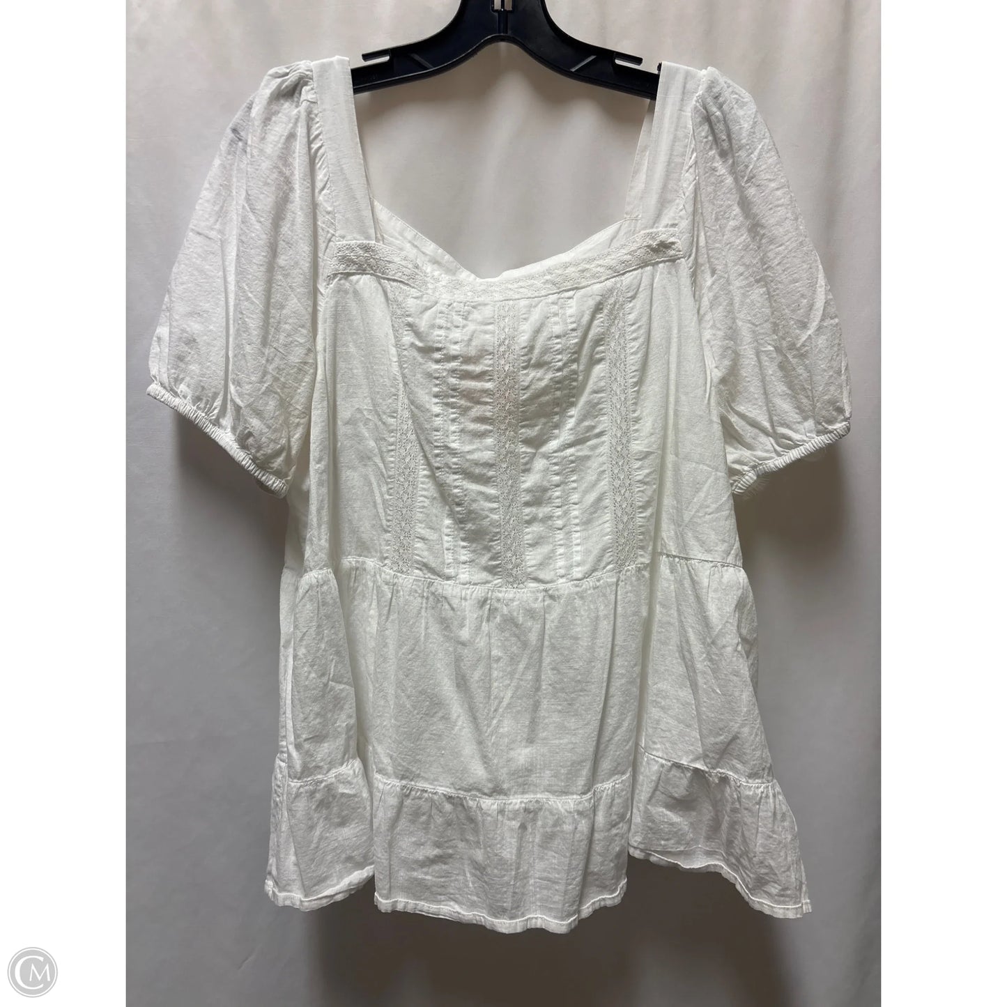 Top Sleeveless By Loft In White, Size: Xl
