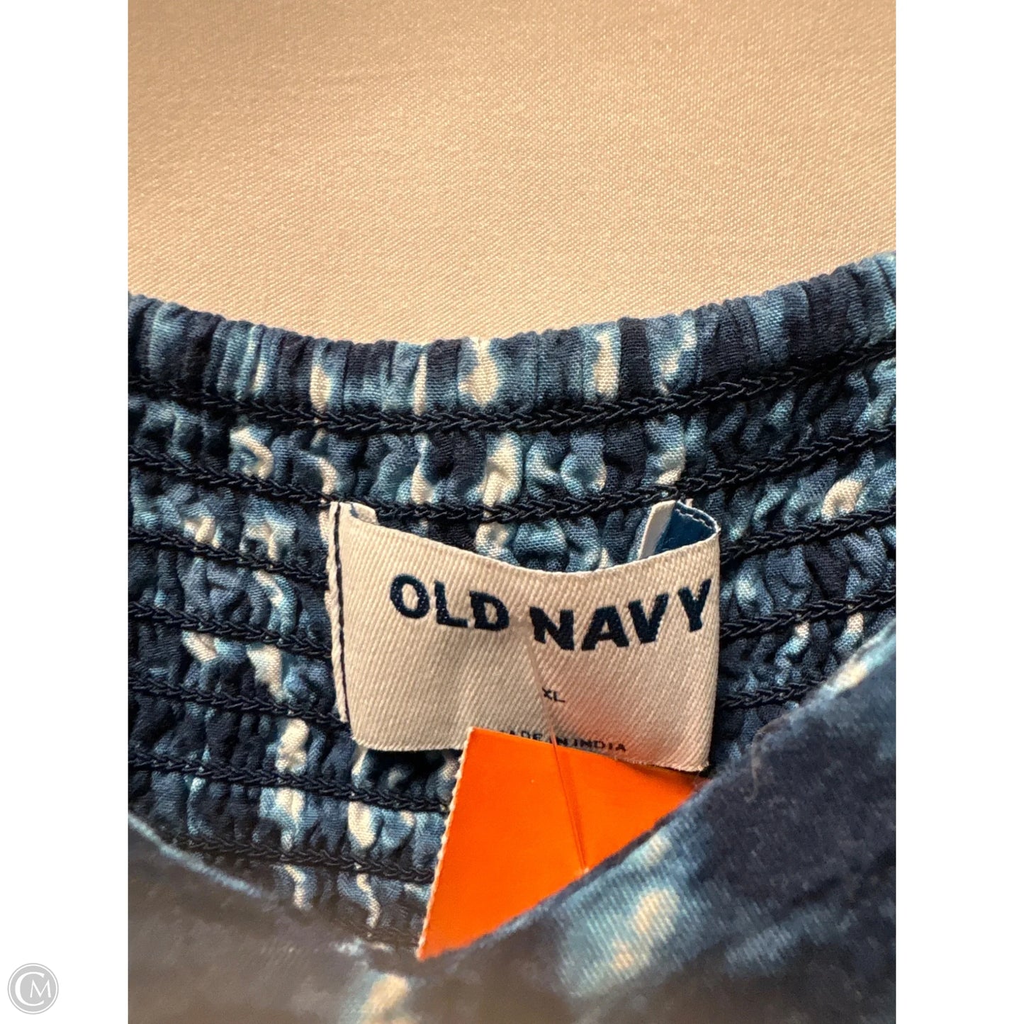 Top Sleeveless By Old Navy In Blue, Size: Xl
