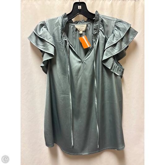 Top Short Sleeve By Clothes Mentor In Grey, Size: L