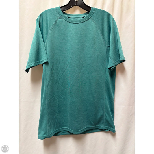 Athletic Top Short Sleeve By Bcg In Teal, Size: S