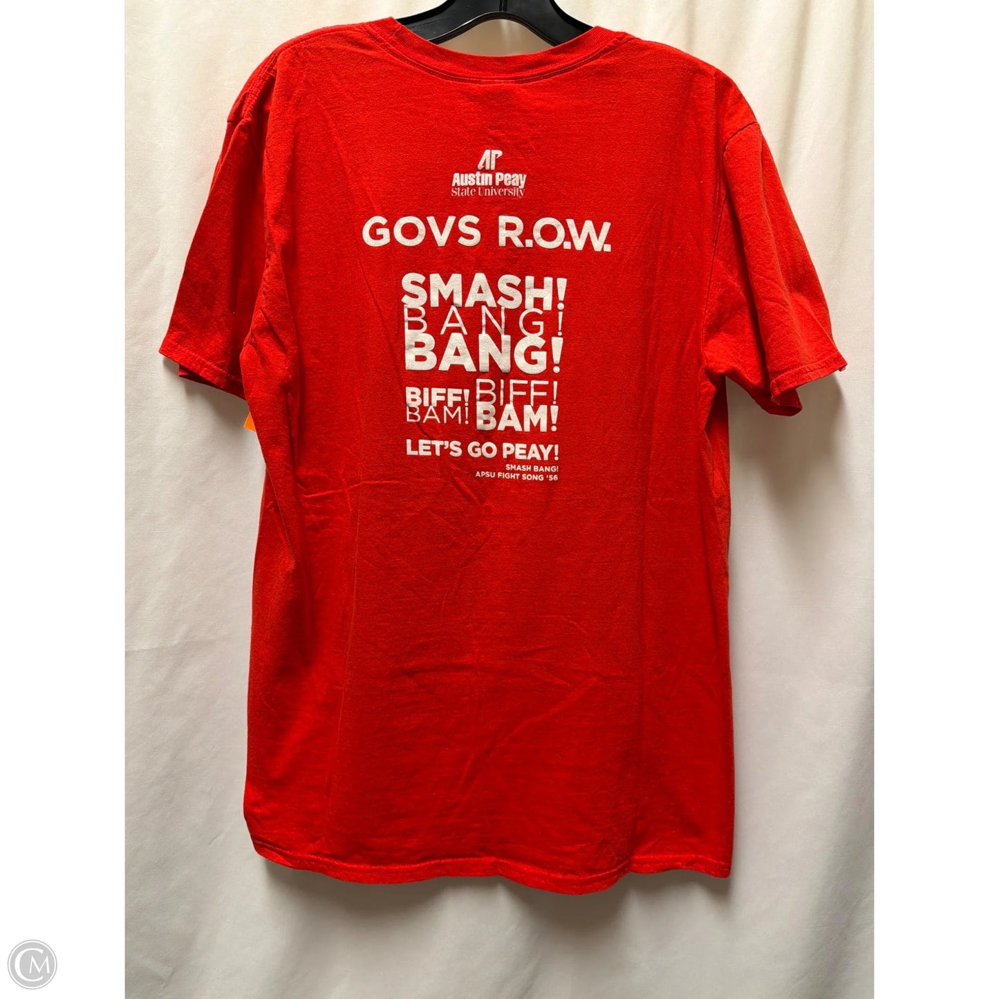 Top Short Sleeve By Gildan In Red, Size: L