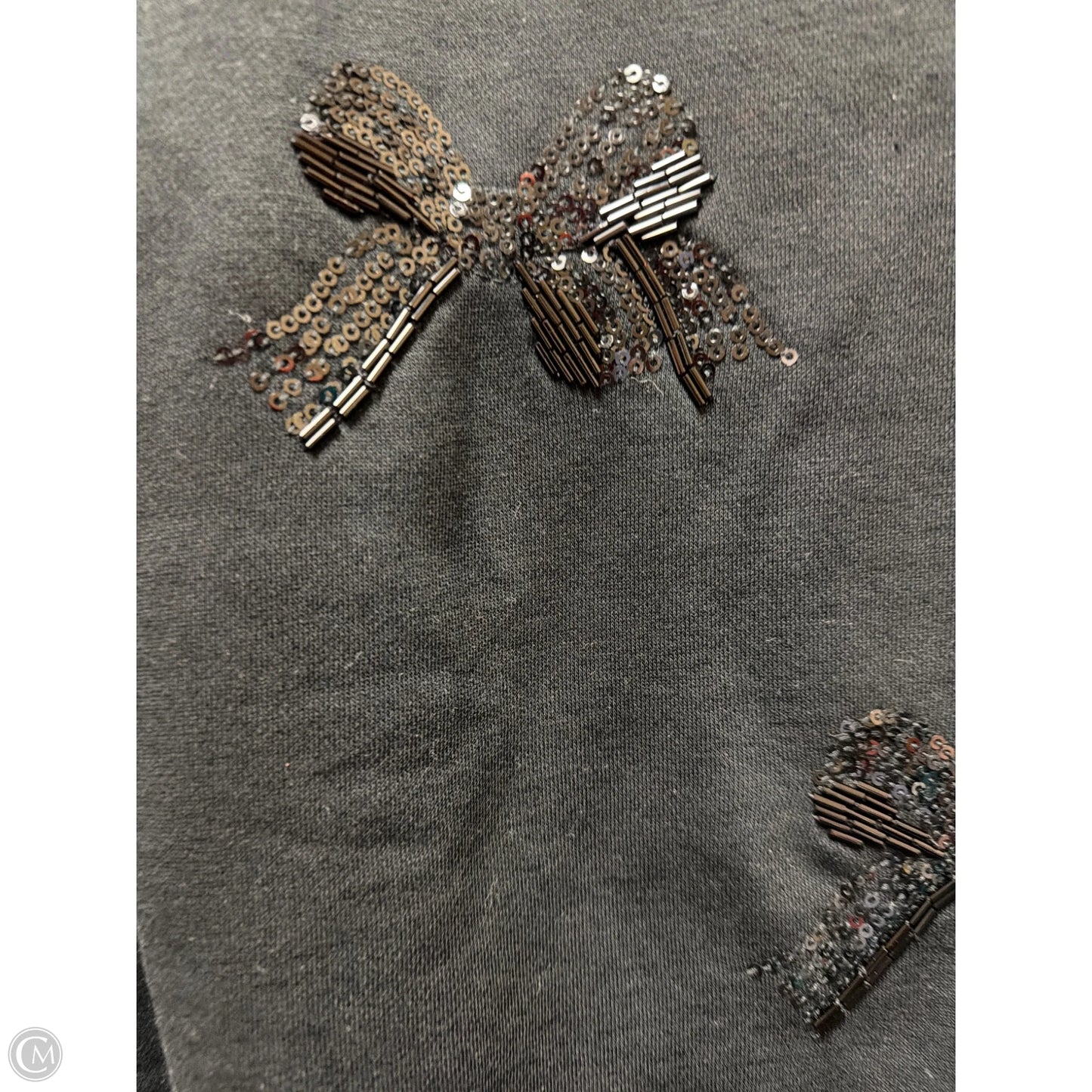 Sweatshirt Crewneck By Loft In Black, Size: M