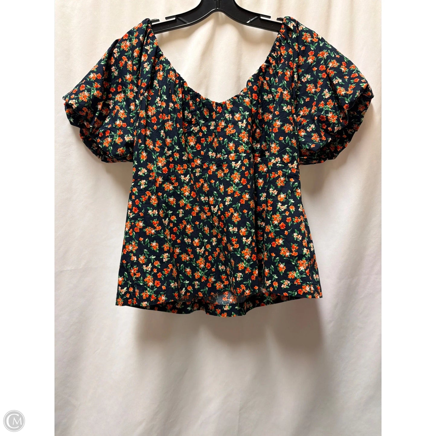 Top Short Sleeve By Old Navy In Navy, Size: L