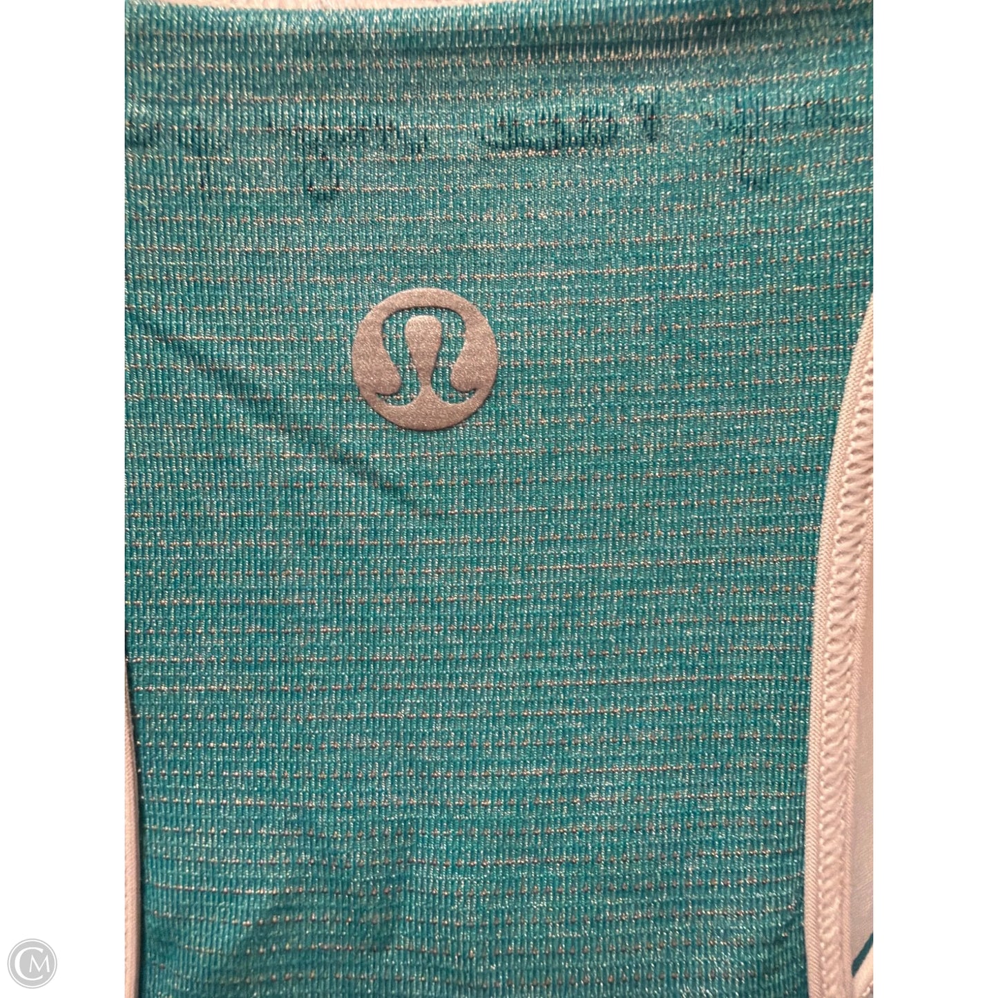 Athletic Tank Top By Lululemon In Teal, Size: M