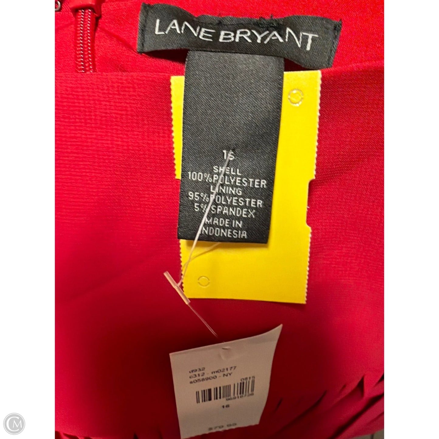 Skirt Midi By Lane Bryant In Red, Size: Xl