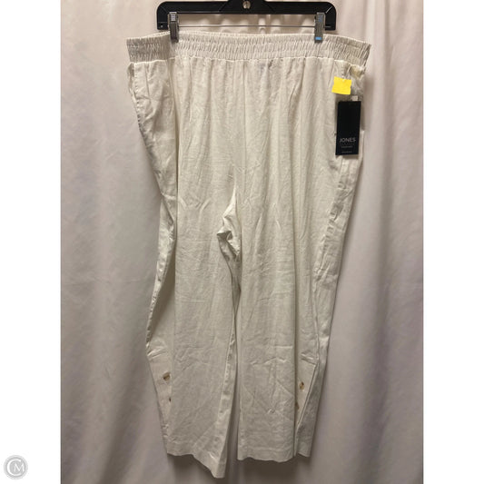 Pants Cropped By Jones New York In White, Size: 2x