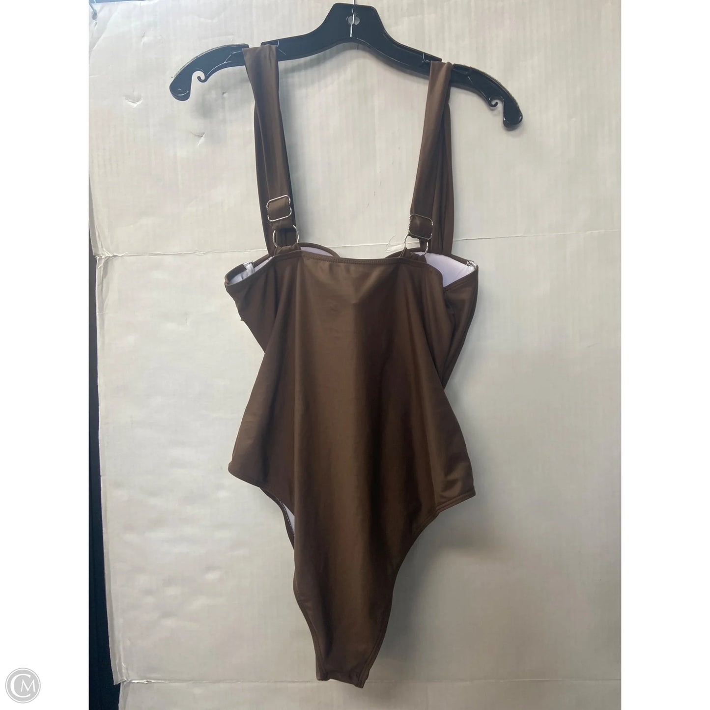 Swimsuit By Clothes Mentor In Brown, Size: L