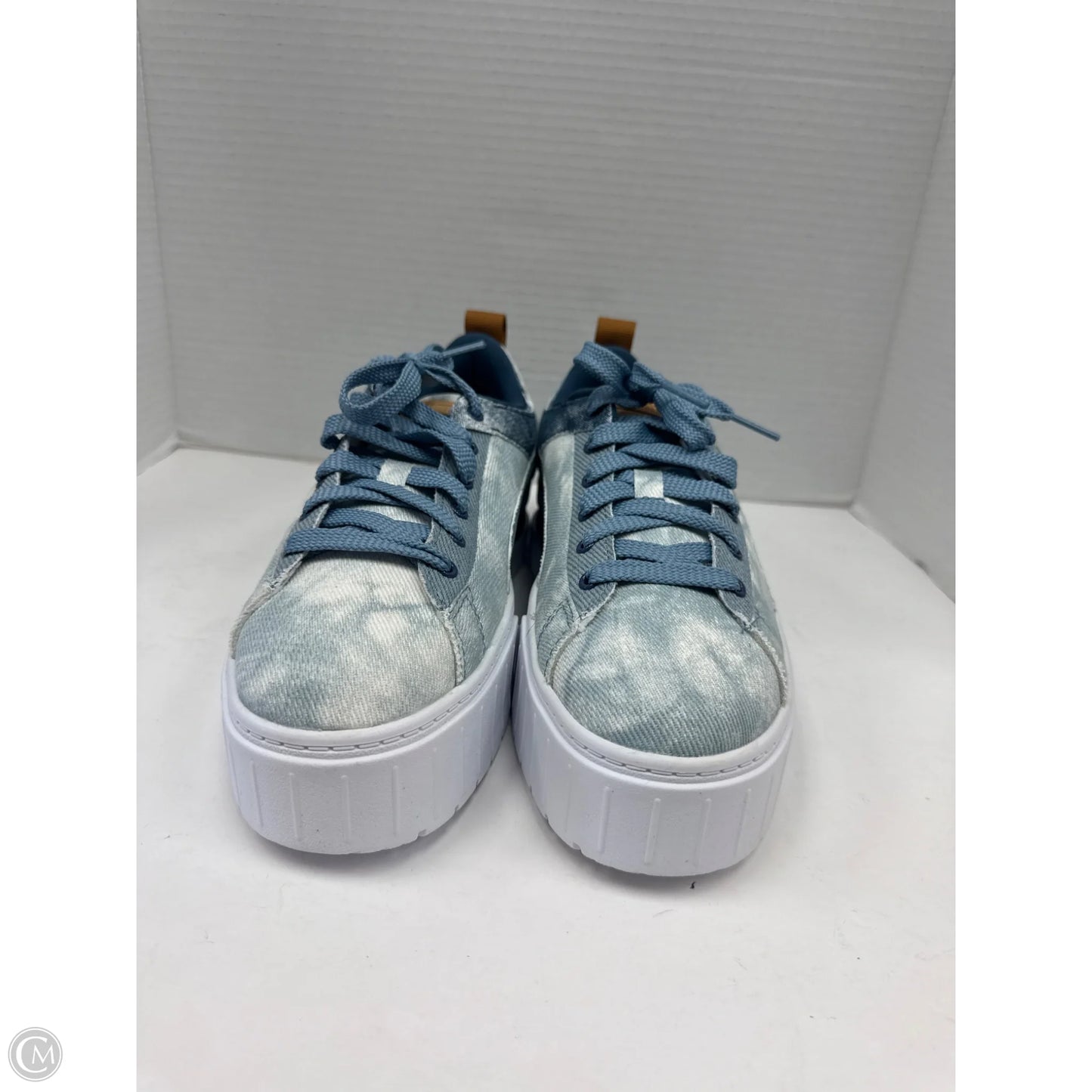 Shoes Sneakers By Puma In Blue, Size: 9