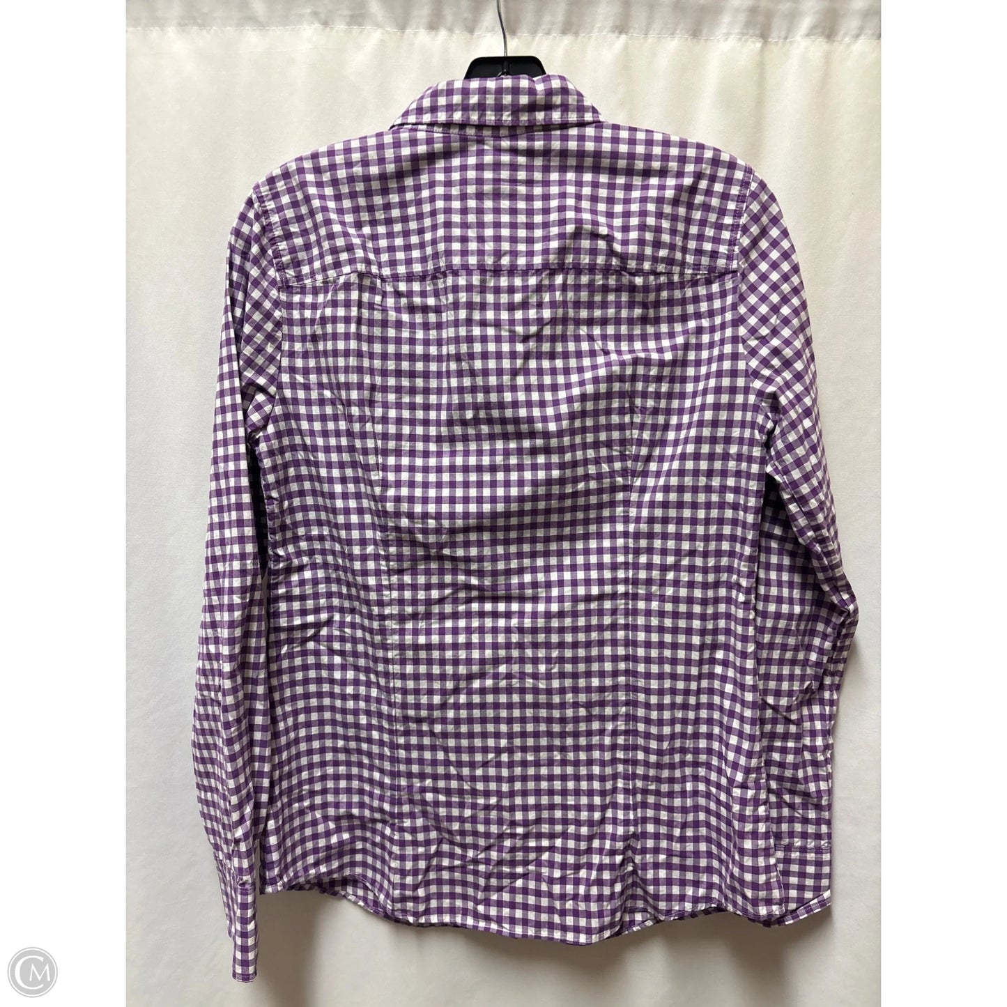Top Long Sleeve By J. Crew In Purple, Size: S