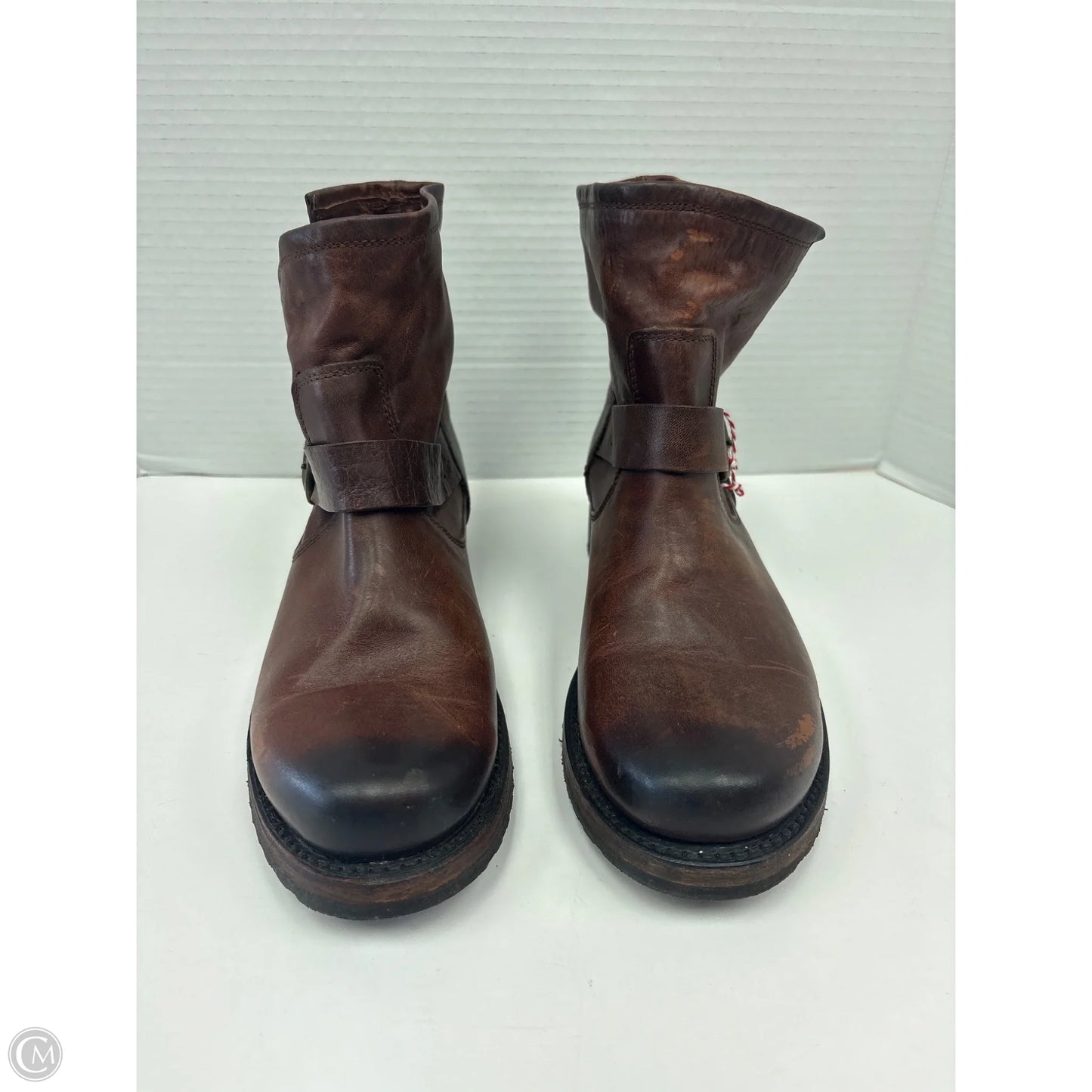 Boots Designer By Frye In Brown, Size: 8