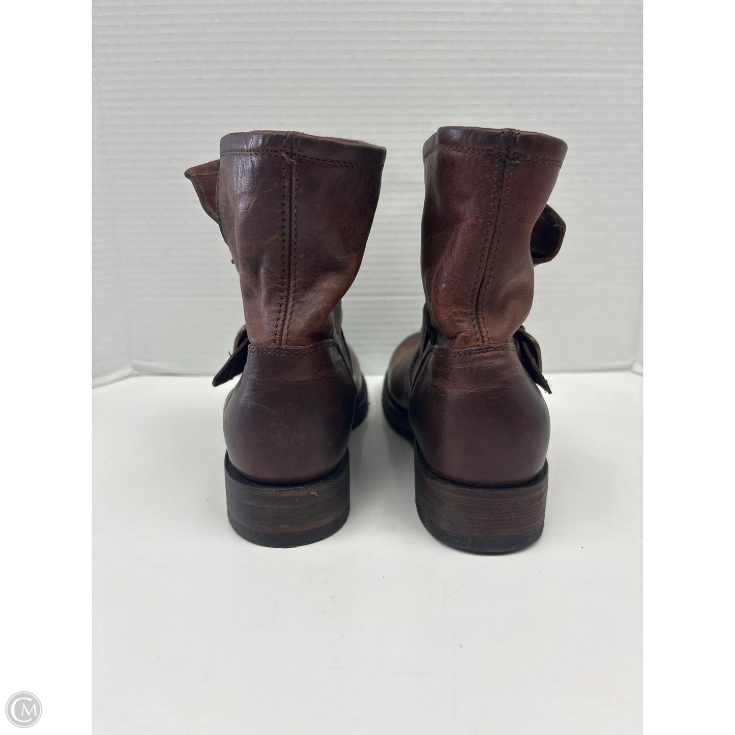 Boots Designer By Frye In Brown, Size: 8