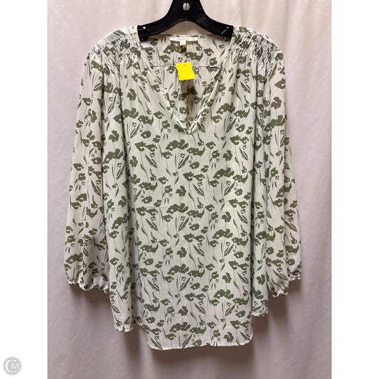 Top Long Sleeve By Clothes Mentor In Green, Size: 2x