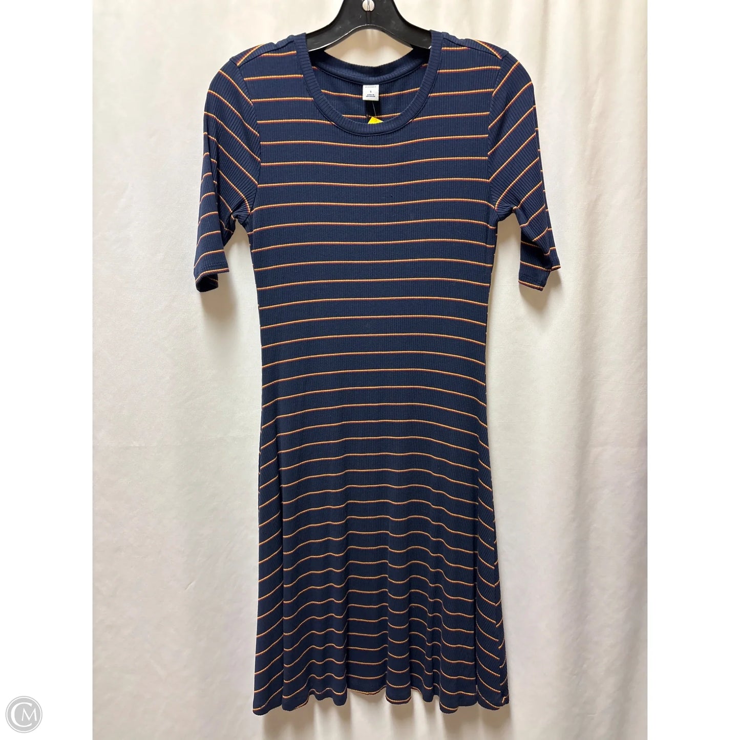 Dress Casual Midi By Old Navy In Navy, Size: S
