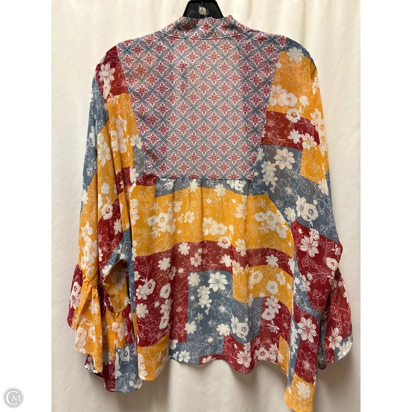 Swimwear Cover-up By Cato In Yellow, Size: Xl