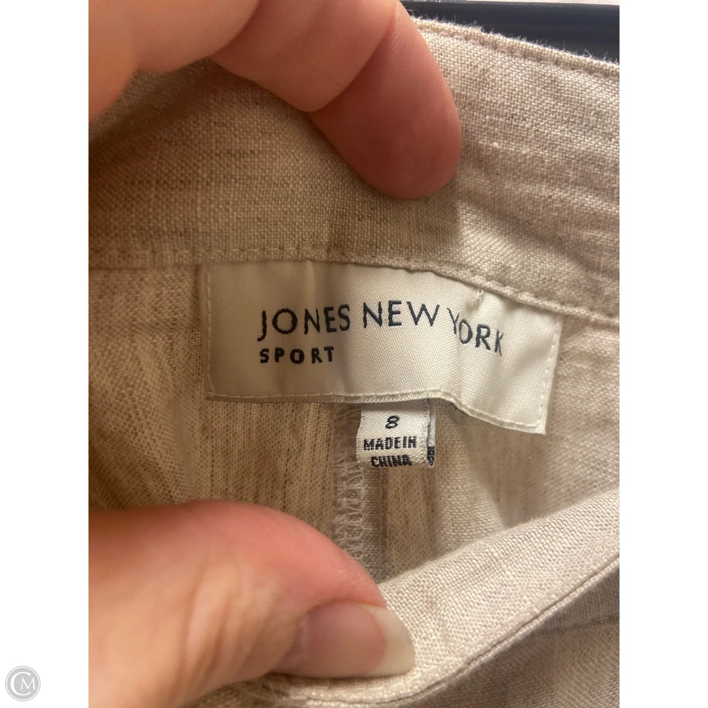 Pants Linen By Jones New York In Tan, Size: 8