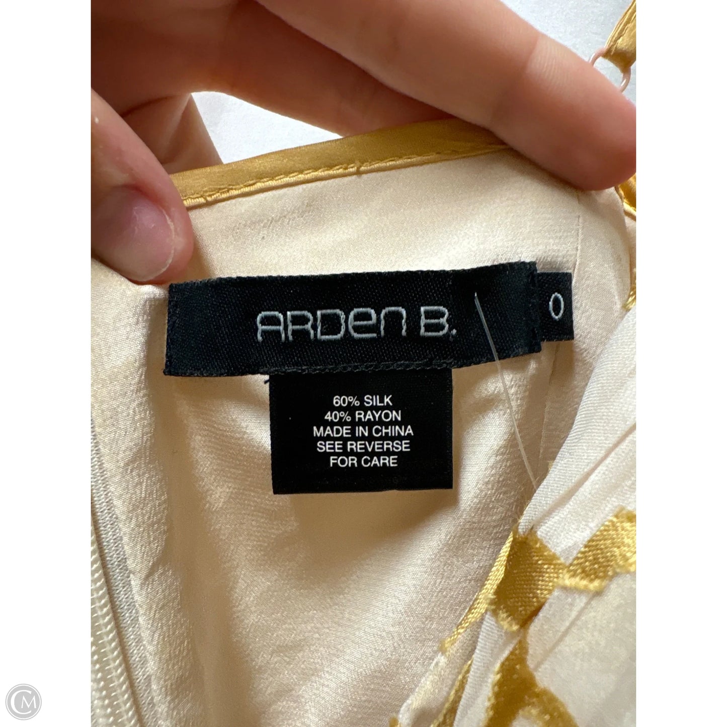 Dress Casual Short By Arden B In Gold, Size: 0