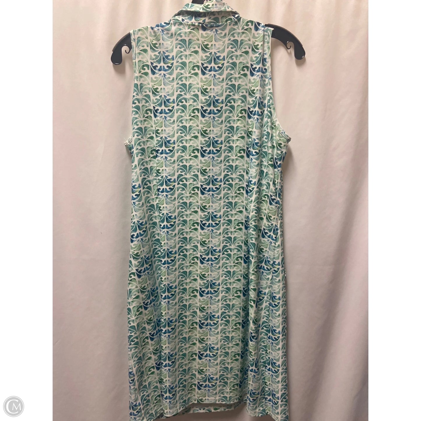 Dress Set 2pc By Clothes Mentor In Blue & Green, Size: L