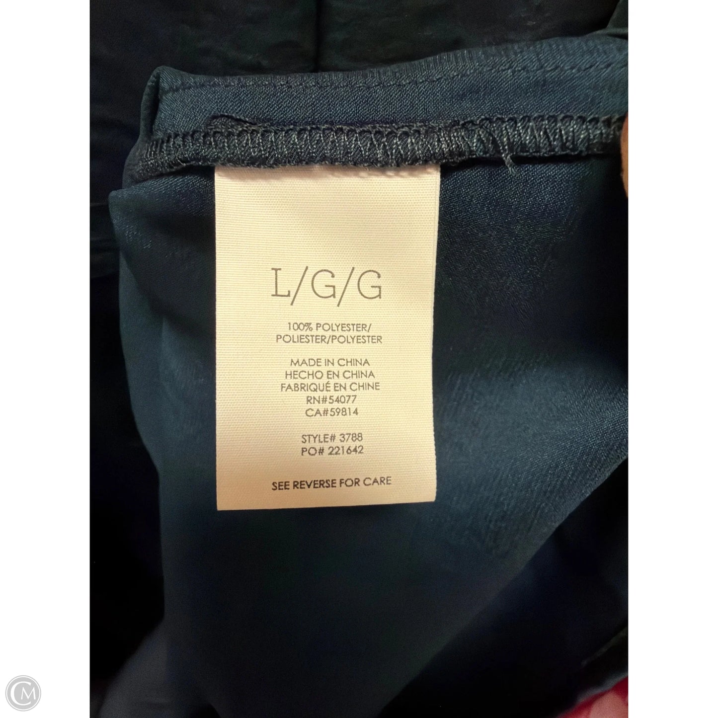 Tank Top By Cabi In Navy, Size: L